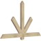 Ekena Millwork Kennewick Rough Sawn Timber Gable Bracket, Douglas Fir, 60"W x 38"H x 2"D x 4"F, 15/12 Pitch GBW060X38X0204KEN00RDF - alternate 5